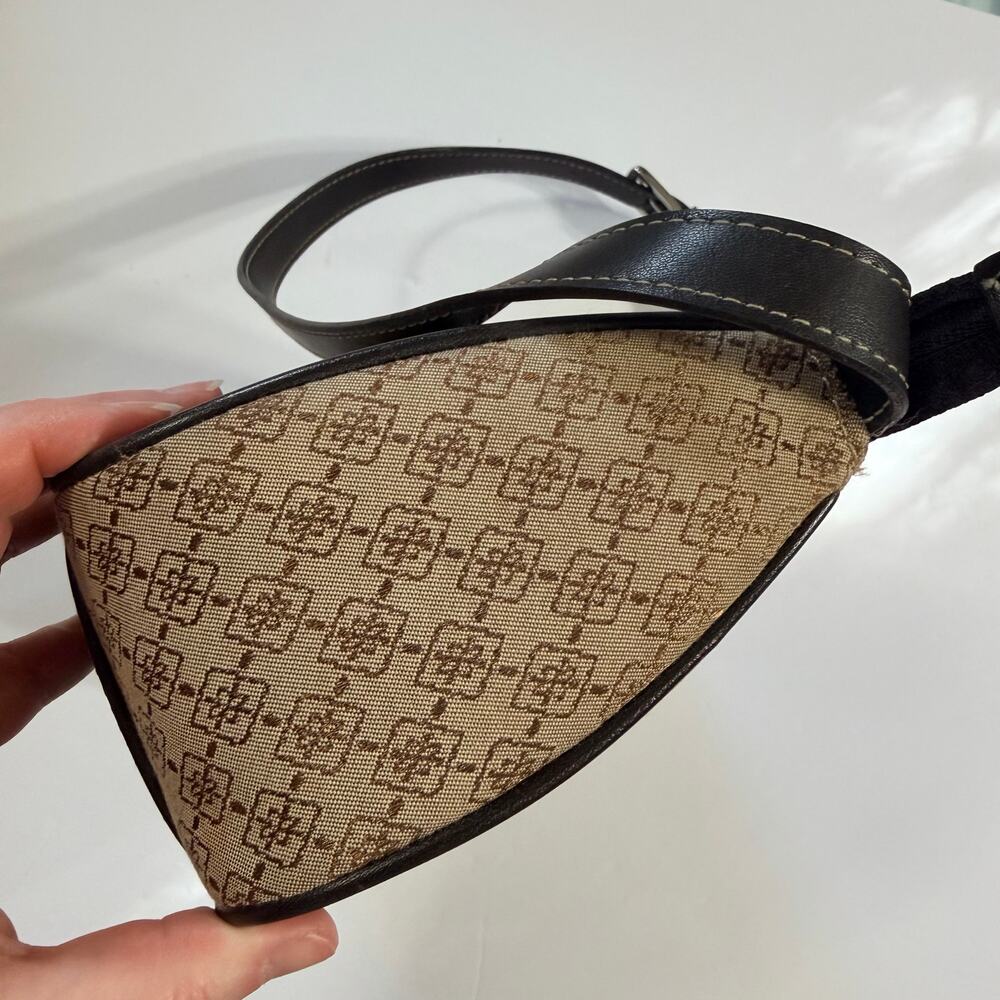 Y2K Villager Womens Purse Shoulder Bag Handbag Brown Black Retro - Picture 2 of 12